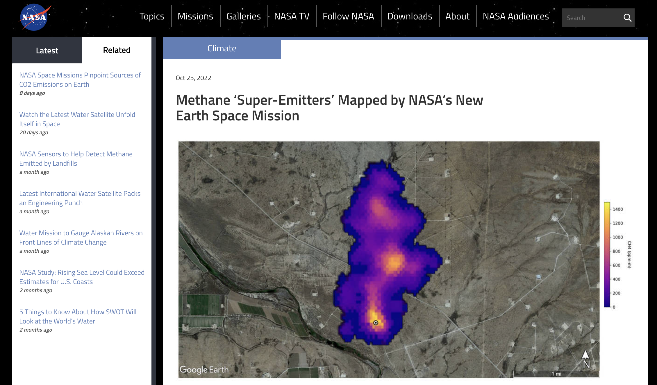 Radikal Transparens – utsläpp blir synliga med hjälp av ögon i rymden (aka satelliter)