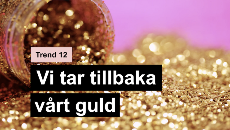 Vi tar tillbaka vårt guld (kontrollen av vår data)