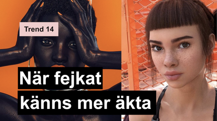 När fejkat känns mer äkta – om virtuella influencers