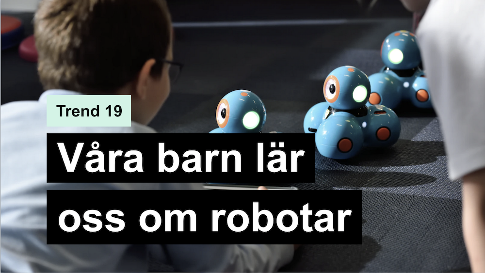 Våra barn lär oss om robotar