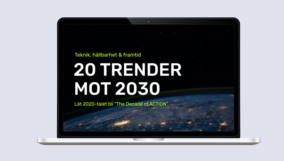 Ny rapport: 20 trender mot 2030 🚀🌿🔮